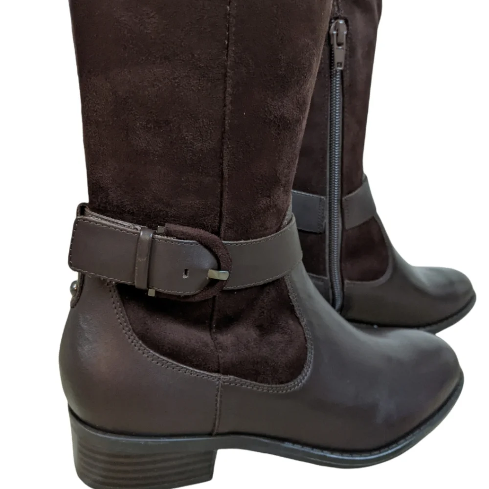 Nine West Over the Knee Brown Boots Size 5.5